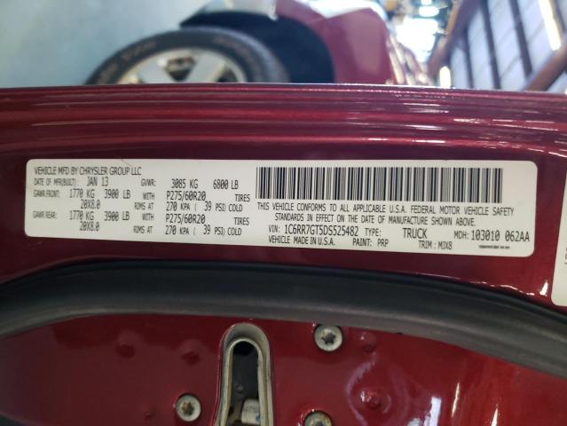 Photo 10 from auction – 2013 RAM 1500 SLT with VIN 1C6RR7GT5DS525482