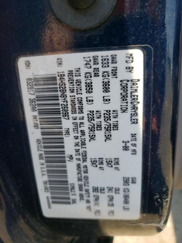 Photo 10 from auction – 2000 DODGE DURANGO with VIN 1B4HS28N8YF260967