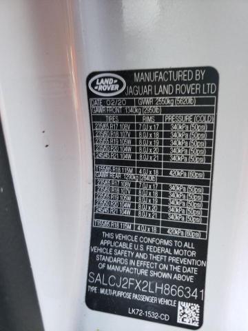 Photo 10 from auction – 2020 LAND ROVER DISCOVERY with VIN SALCJ2FX2LH866341