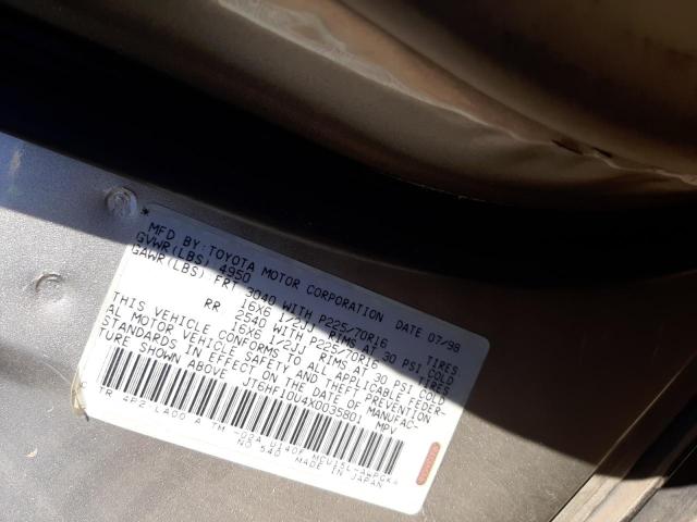 Photo 10 from auction – 1999 LEXUS RX 300 with VIN JT6HF10U4X0035801