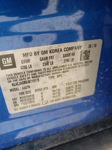 Photo 10 from auction – 2018 BUICK ENCORE PRE with VIN KL4CJASB9JB719178