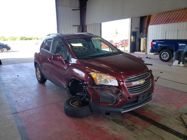 CHEVROLET TRAX 1LT 2016 with VIN 3GNCJPSB1GL238851 - Photo from auction