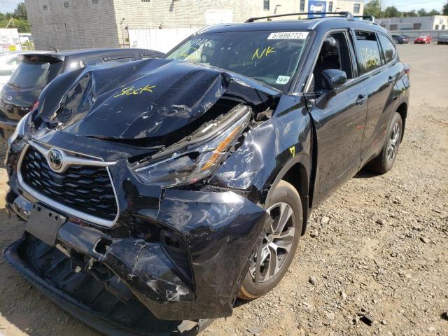 Photo 2 from auction – 2021 TOYOTA HIGHLANDER with VIN 5TDGZRBH3MS071997
