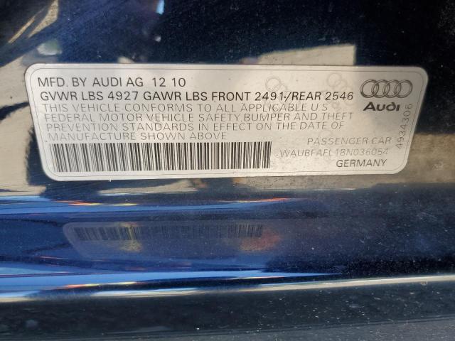 Photo 10 from auction – 2011 AUDI A4 PREMIUM with VIN WAUBFAFL1BN036054