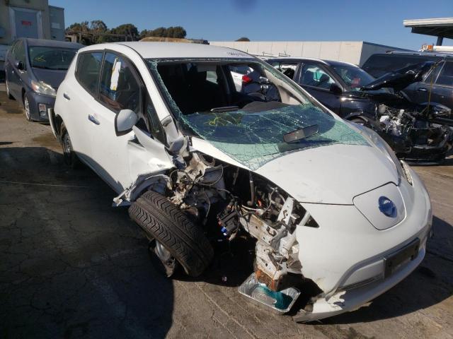NISSAN LEAF S 2015 with VIN 1N4AZ0CPXFC312617 - Photo from auction