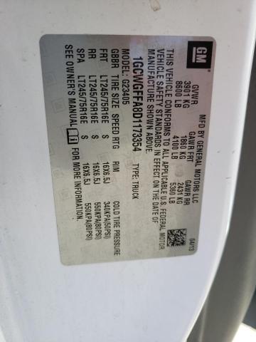 Photo 10 from auction – 2013 CHEVROLET EXPRESS G2 with VIN 1GCWGFFA8D1173354