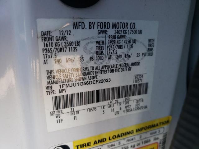 Photo 10 from auction – 2013 FORD EXPEDITION with VIN 1FMJU1G56DEF22023