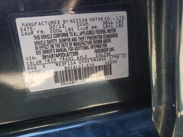Photo 10 from auction – 2013 NISSAN SENTRA S with VIN 3N1AB7AP2DL677209