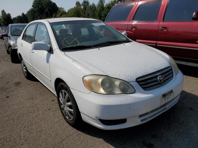 TOYOTA COROLLA CE 2003 with VIN 1NXBR32E13Z123078 - Photo from auction