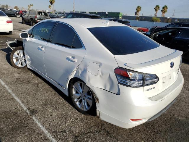 Photo 3 from auction – 2010 LEXUS HS 250H with VIN JTHBB1BA3A2031097
