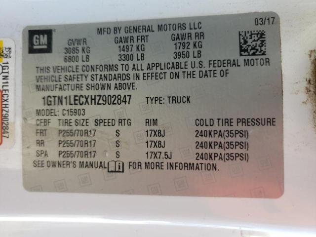 Photo 10 from auction – 2017 GMC SIERRA C15 with VIN 1GTN1LECXHZ902847