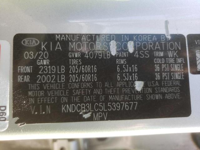 Photo 10 from auction – 2020 KIA NIRO LX with VIN KNDCB3LC5L5397677