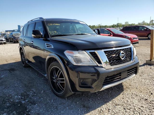 NISSAN ARMADA SV 2017 with VIN JN8AY2NC6H9502504 - Photo from auction