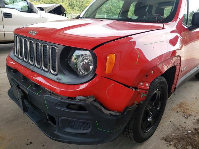 Photo 9 from auction – 2016 JEEP RENEGADE S with VIN ZACCJAAT7GPD18100