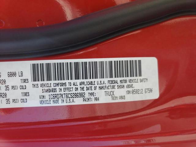 Photo 10 from auction – 2012 DODGE RAM 1500 S with VIN 1C6RD7KT6CS286982