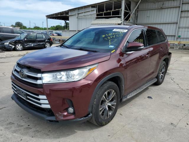 Photo 2 from auction – 2018 TOYOTA HIGHLANDER with VIN 5TDZZRFH5JS284450