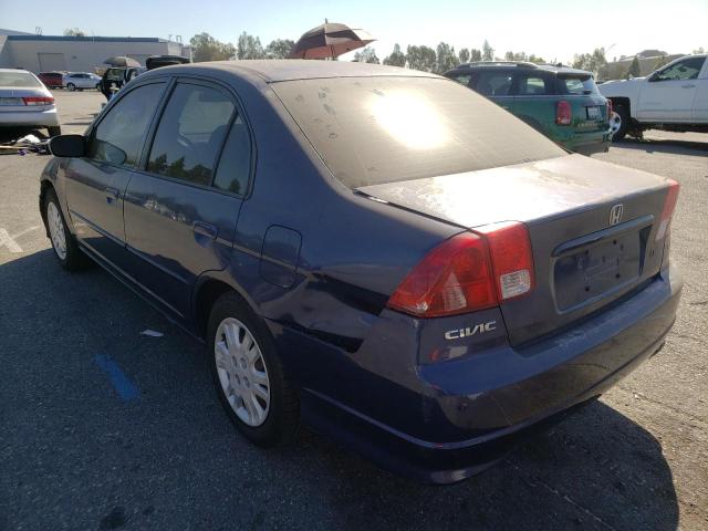 Photo 3 from auction – 2004 HONDA CIVIC LX with VIN 2HGES15574H549983