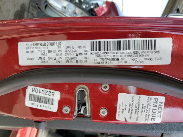 Photo 10 from auction – 2013 RAM 1500 SLT with VIN 1C6RR7GP4DS656986