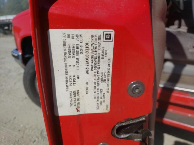 Photo 10 from auction – 1997 GMC SIERRA K15 with VIN 1GTEK19RXVE512205
