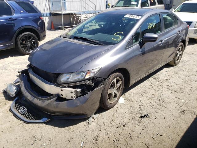 Photo 2 from auction – 2015 HONDA CIVIC SE with VIN 2HGFB2F7XFH566340