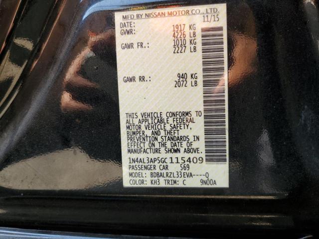Photo 10 from auction – 2016 NISSAN ALTIMA 2.5 with VIN 1N4AL3AP5GC115409