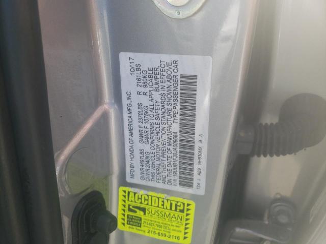 Photo 10 from auction – 2018 ACURA TLX with VIN 19UUB1F30JA009684
