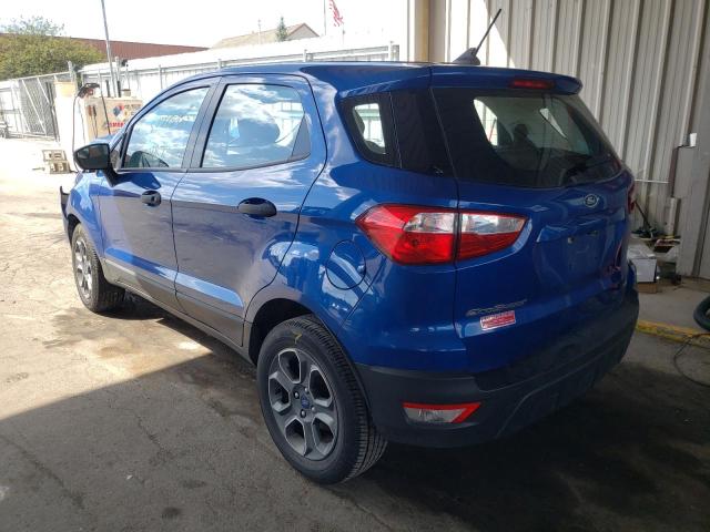Photo 3 from auction – 2020 FORD ECOSPORT S with VIN MAJ3S2FE2LC371613