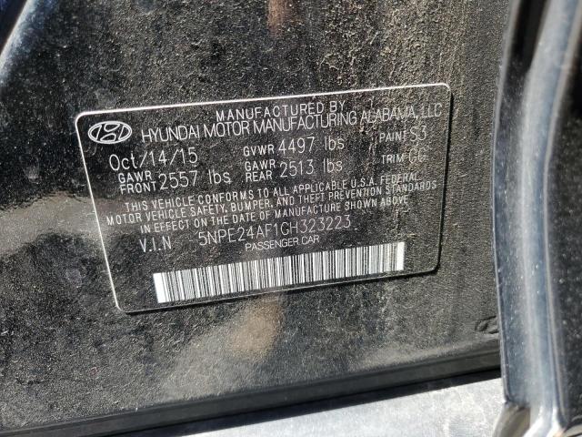 Photo 10 from auction – 2016 HYUNDAI SONATA SE with VIN 5NPE24AF1GH323223