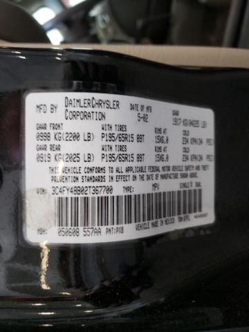Photo 10 from auction – 2002 CHRYSLER PT CRUISER with VIN 3C4FY48B02T367700
