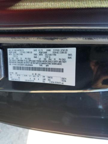 Photo 10 from auction – 2015 FORD ESCAPE SE with VIN 1FMCU0G95FUB28589