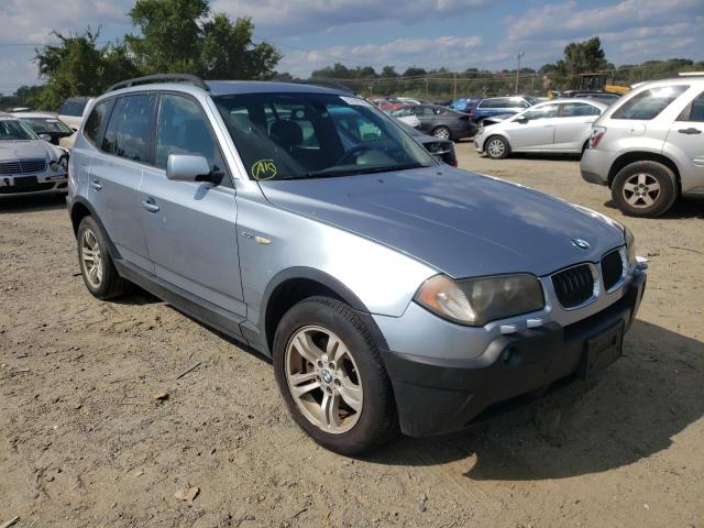 BMW X3 3.0I 2004 with VIN WBXPA93454WC30186 - Photo from auction