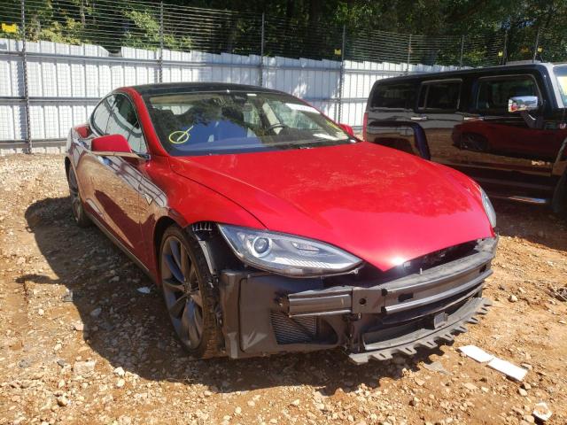 TESLA MODEL S 85 2015 with VIN 5YJSA1H29FFP73576 - Photo from auction