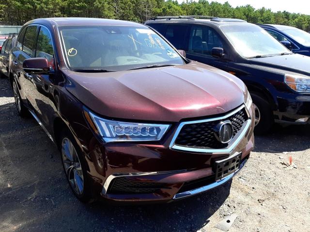 ACURA MDX TECHNO 2017 with VIN 5FRYD4H53HB019085 - Photo from auction