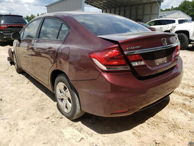Photo 3 from auction – 2013 HONDA CIVIC LX with VIN 19XFB2F51DE033184