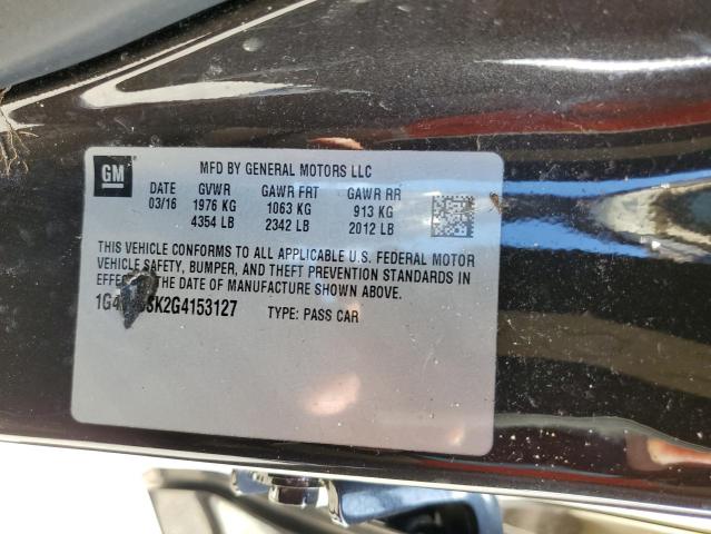 Photo 10 from auction – 2016 BUICK VERANO with VIN 1G4PP5SK2G4153127