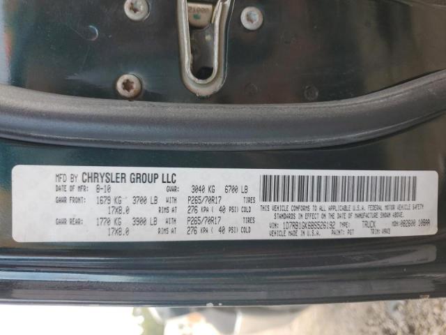 Photo 10 from auction – 2011 DODGE RAM 1500 with VIN 1D7RB1GK6BS526192