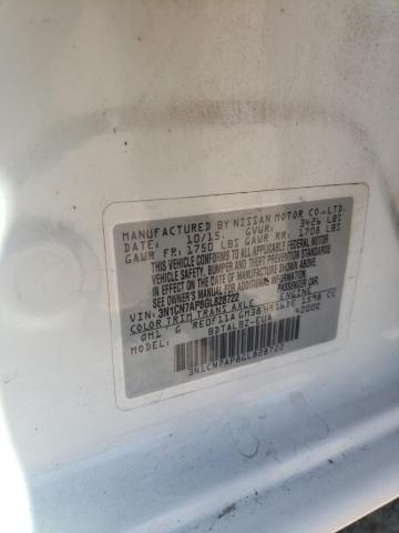 Photo 10 from auction – 2016 NISSAN VERSA S with VIN 3N1CN7AP8GL828722
