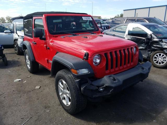 Photo 1 from auction – 2020 JEEP WRANGLER S with VIN 1C4GJXAG0LW236830