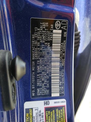 Photo 10 from auction – 2014 TOYOTA COROLLA L with VIN 2T1BURHE7EC032765