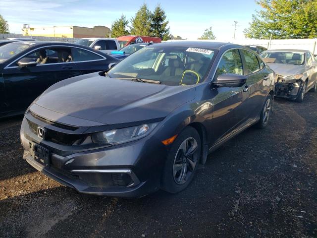 Photo 2 from auction – 2019 HONDA CIVIC LX with VIN 2HGFC2F57KH001291