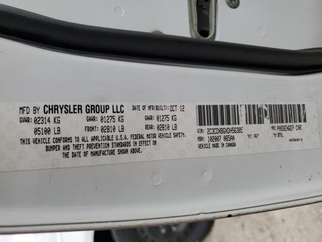 Photo 10 from auction – 2013 DODGE CHARGER SE with VIN 2C3CDXBGXDH563857