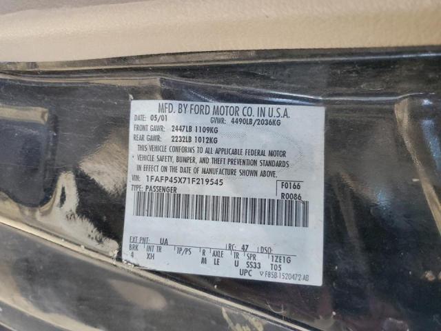 Photo 10 from auction – 2001 FORD MUSTANG GT with VIN 1FAFP45X71F219545