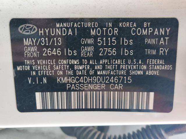 Photo 10 from auction – 2013 HYUNDAI GENESIS 5. with VIN KMHGC4DH9DU246715