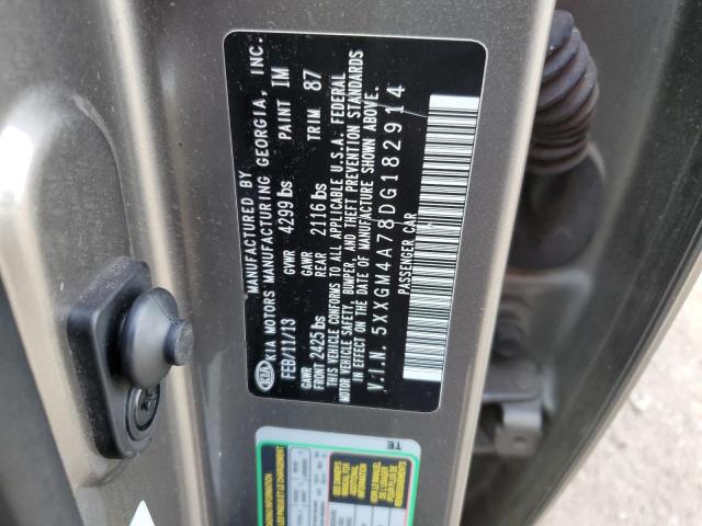 Photo 10 from auction – 2013 KIA OPTIMA LX with VIN 5XXGM4A78DG182914