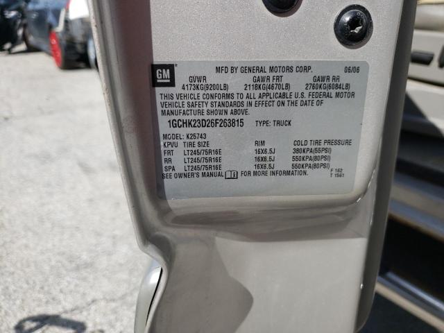 Photo 10 from auction – 2006 CHEVROLET SILVERADO with VIN 1GCHK23D26F263815