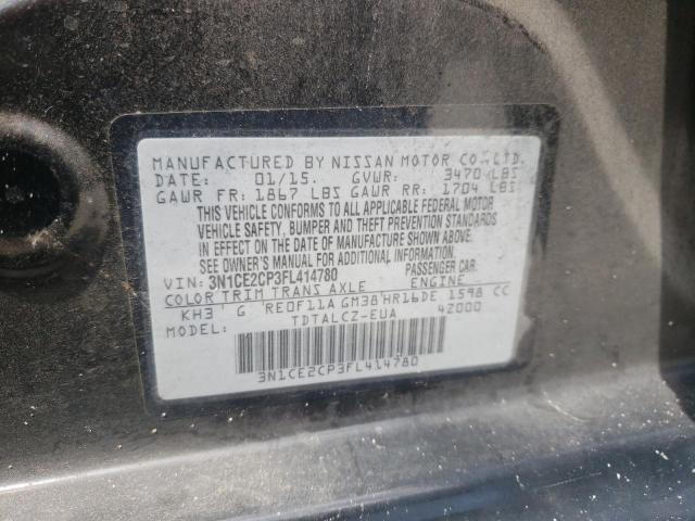 Photo 10 from auction – 2015 NISSAN VERSA NOTE with VIN 3N1CE2CP3FL414780
