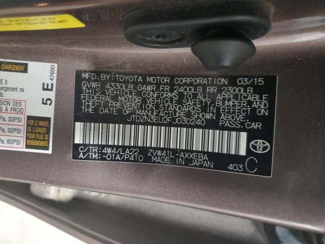 Photo 10 from auction – 2015 TOYOTA PRIUS V with VIN JTDZN3EU2FJ030240