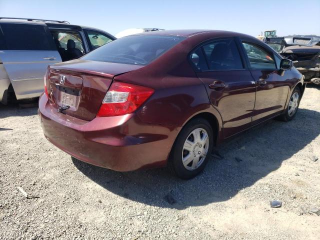 Photo 4 from auction – 2012 HONDA CIVIC LX with VIN 2HGFB2F57CH584305