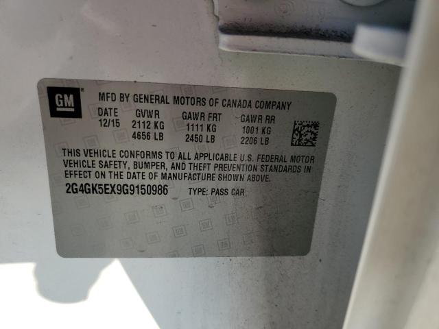 Photo 10 from auction – 2016 BUICK REGAL with VIN 2G4GK5EX9G9150986