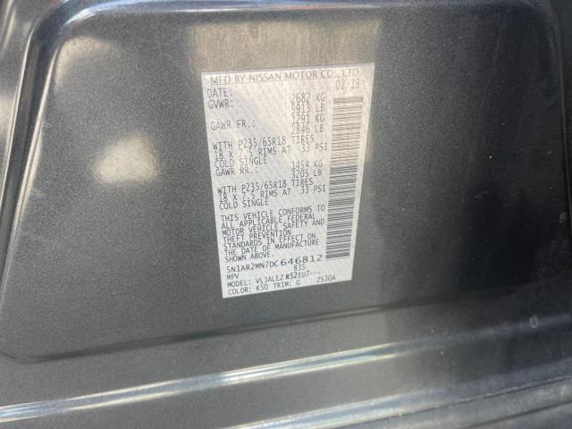 Photo 10 from auction – 2013 NISSAN PATHFINDER with VIN 5N1AR2MN7DC646812